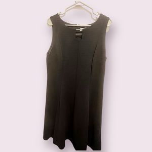 Black cocktail dress White House Black Market size 14 A-line